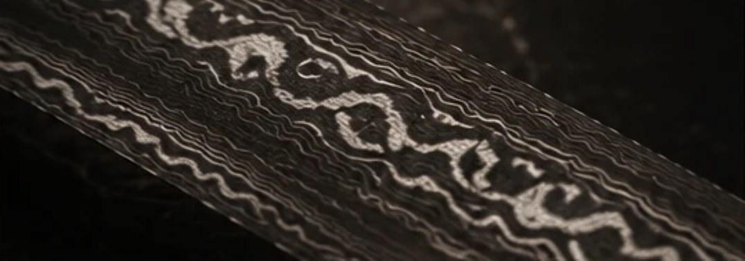 Keris Brojol Pamor Udan Mas detail